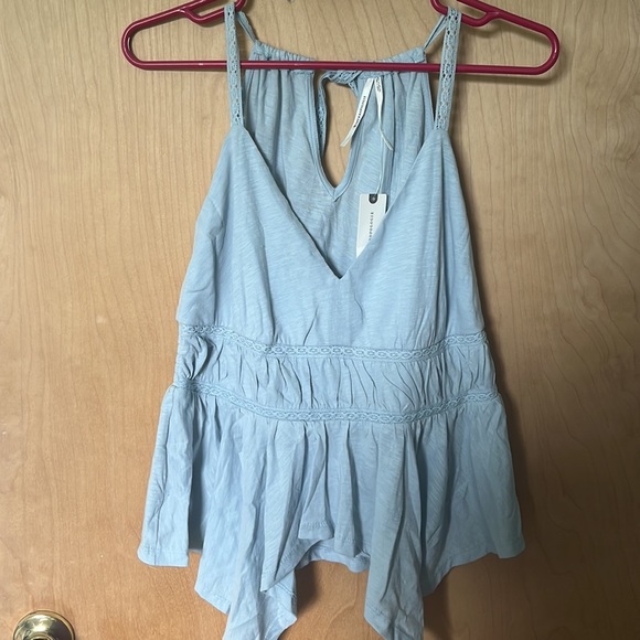 Anthropology v-neck asymmetrical tank - Picture 5 of 7